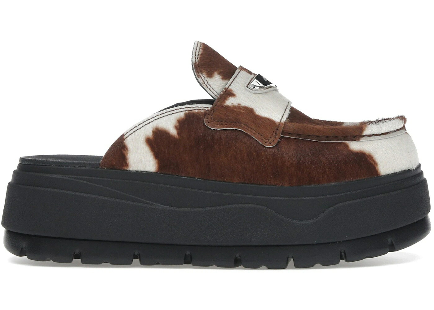 ナイキ ジョーダン 黒色 ブラック 茶色 ブラウン WOMEN'S スニーカー レディース JORDAN MULE COW PRINT (WOMEN'S) / BLACK BAROQUE BROWN METALLIC|スニケス