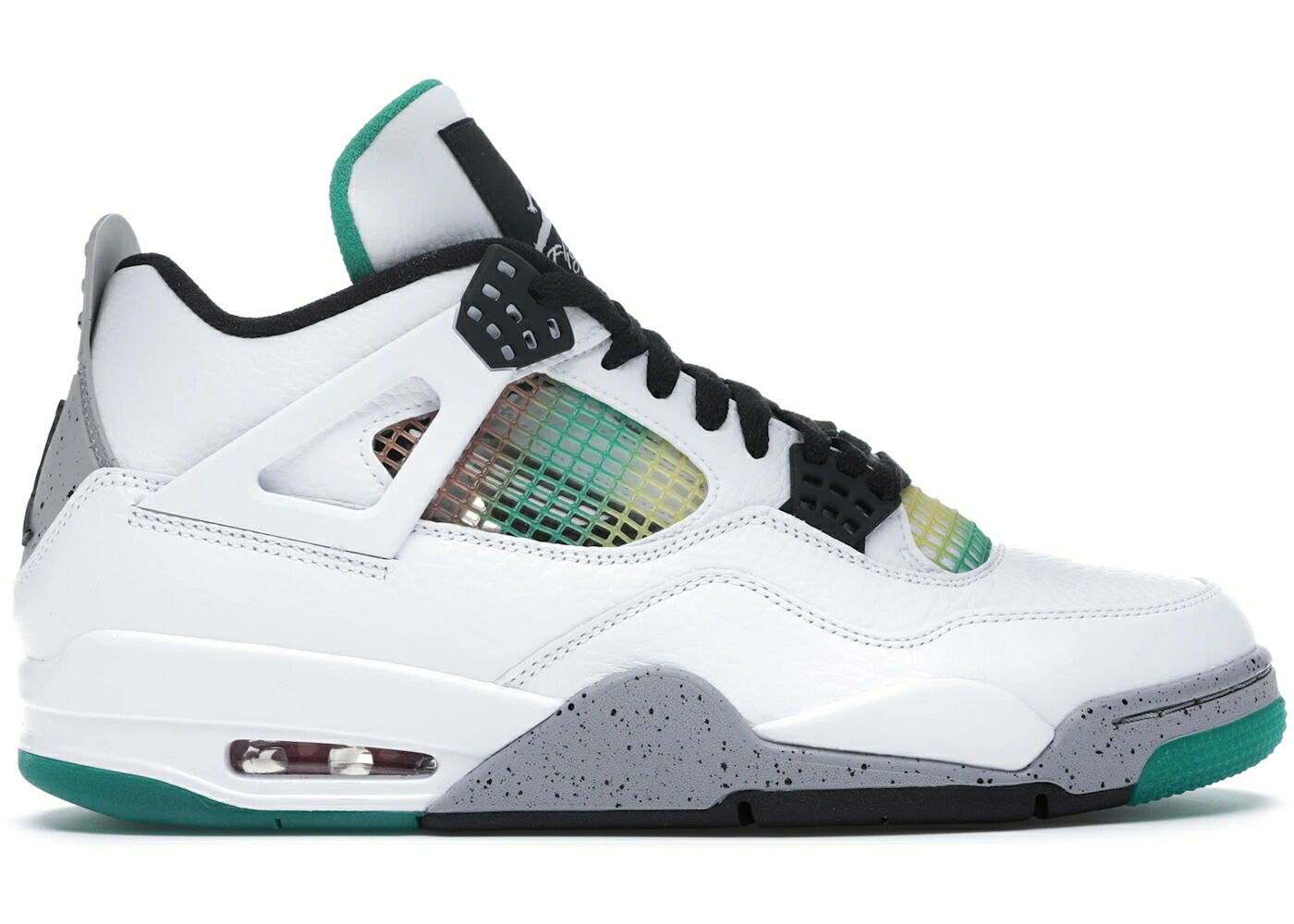 ナイキ ジョーダン 緑 緑であること 白いこと 白いこと 赤 赤いこと WOMEN\u0027S スニーカー レディース JORDAN 4 RETRO LUCID GREEN RASTA (WOMEN\u0027S) / WHITE UNIVERSITY RED LUCID GREEN