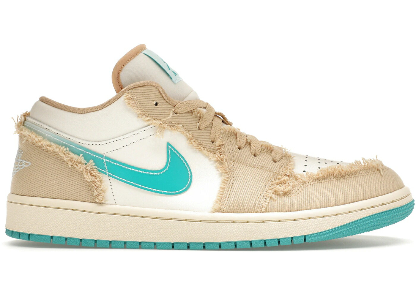 ナイキ ジョーダン ウェーブ ウェイブ 青色 ブルー WOMEN スニーカー レディース JORDAN 1 LOW SE WAVE (WOMEN) / SESAME GLACIER BLUE SAIL DUSTY
