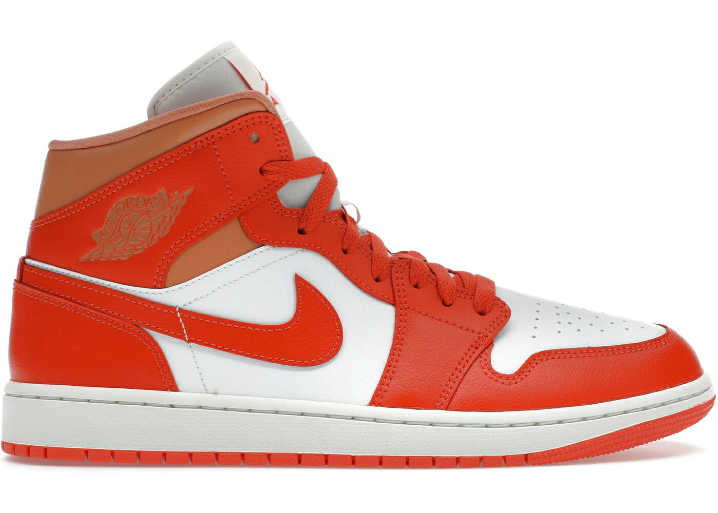 ナイキ ジョーダン ミッド 白色 ホワイト 茶色 ブラウン WOMEN スニーカー レディース JORDAN 1 MID COSMIC CLAY (WOMEN) / SUMMIT WHITE AMBER BROWN COSMIC