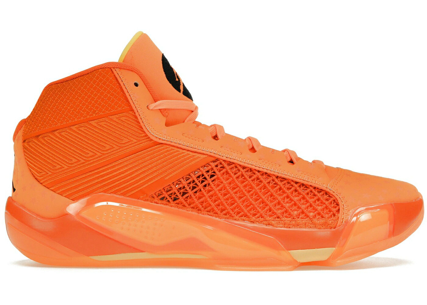 ナイキ ジョーダン 黒いこと 黒いこと 橙 オレンジ色 スニーカー レディース JORDAN 38 WNBA CENTER STAR / CONE BLACK BRILLIANT ORANGE
