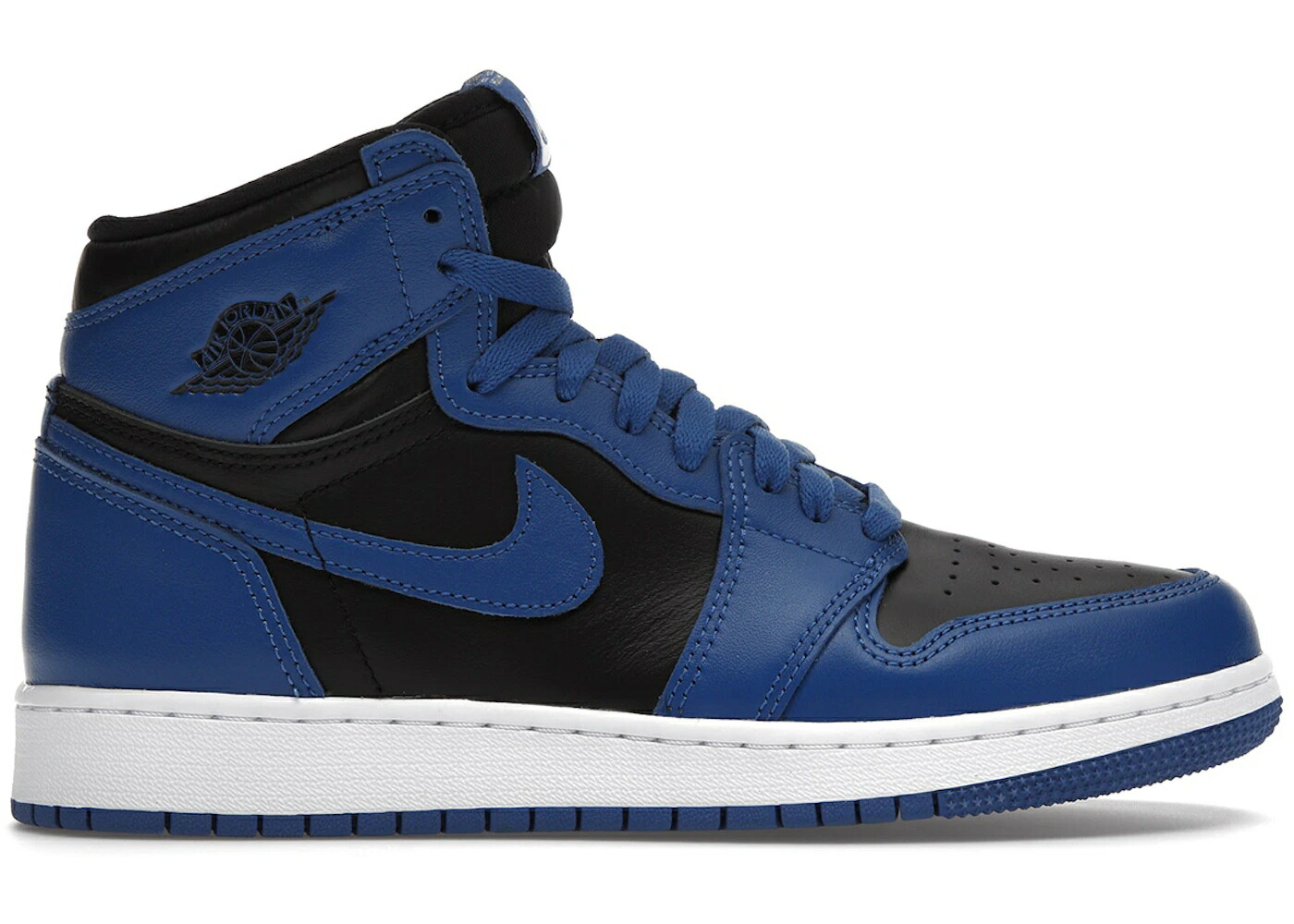ナイキ ジョーダン ハイ 青色 ブルー 黒色 ブラック 白色 ホワイト ジュニア キッズ JORDAN 1 RETRO HIGH OG DARK MARINA BLUE (GS) / DARK MARINA BLUE BLACK WHITE ベビー マタニティ スニーカー