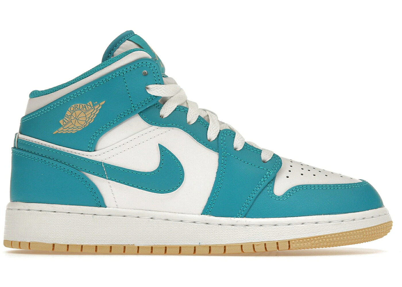 ナイキ ジョーダン ミッド ゴールド 白いこと 白いこと 御坊っちゃん キッズ JORDAN 1 MID AQUATONE (GS) / AQUATONE CELESTIAL GOLD WHITE もの言う花 マタニティ スニーカー