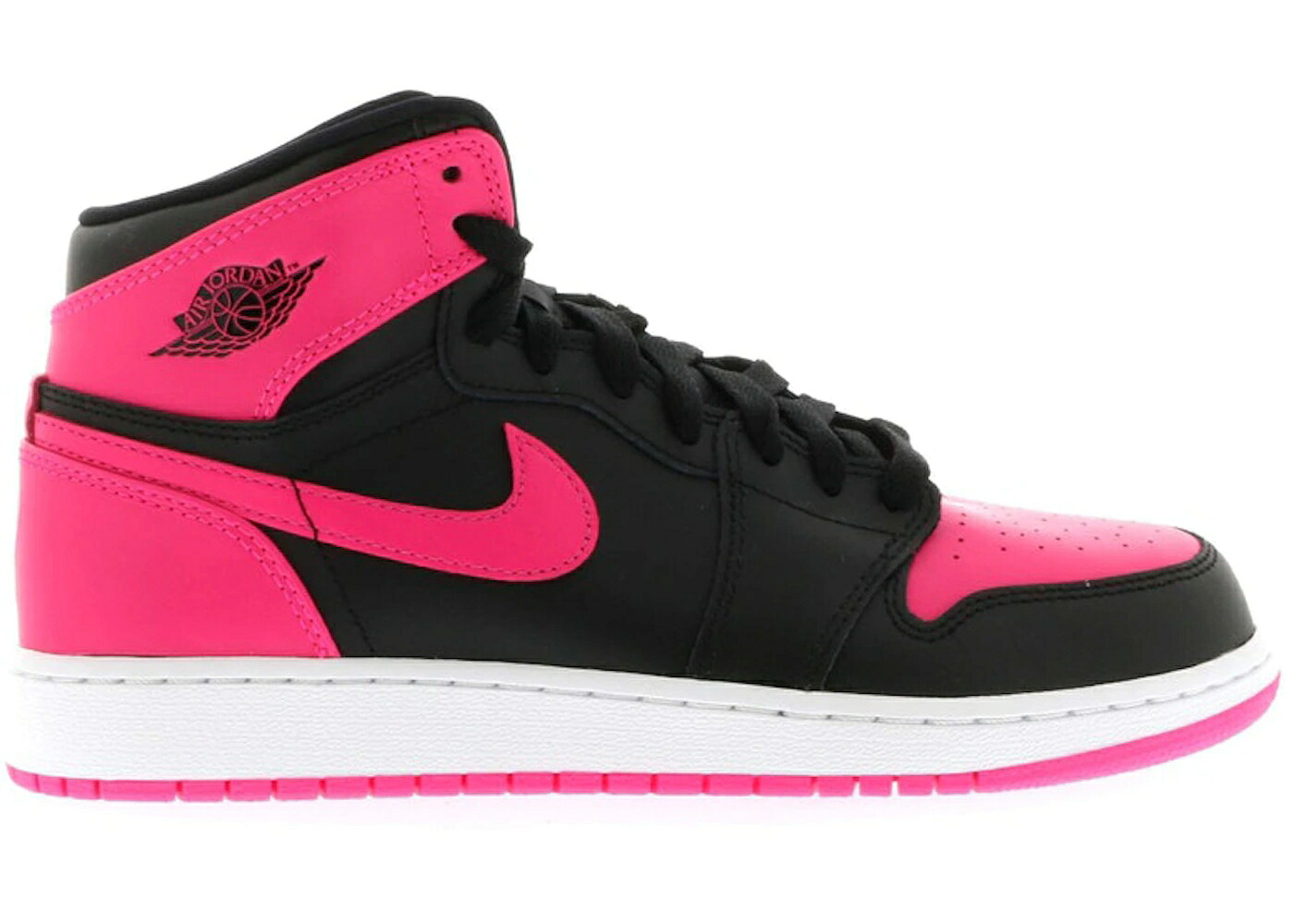 ナイキ ジョーダン ピンク 白色 ホワイト 黒色 ブラック ジュニア キッズ JORDAN 1 RETRO SERENA WILLIAMS HYPER PINK (GS) / HYPER PINK WHITE BLACK ベビー マタニティ スニーカー