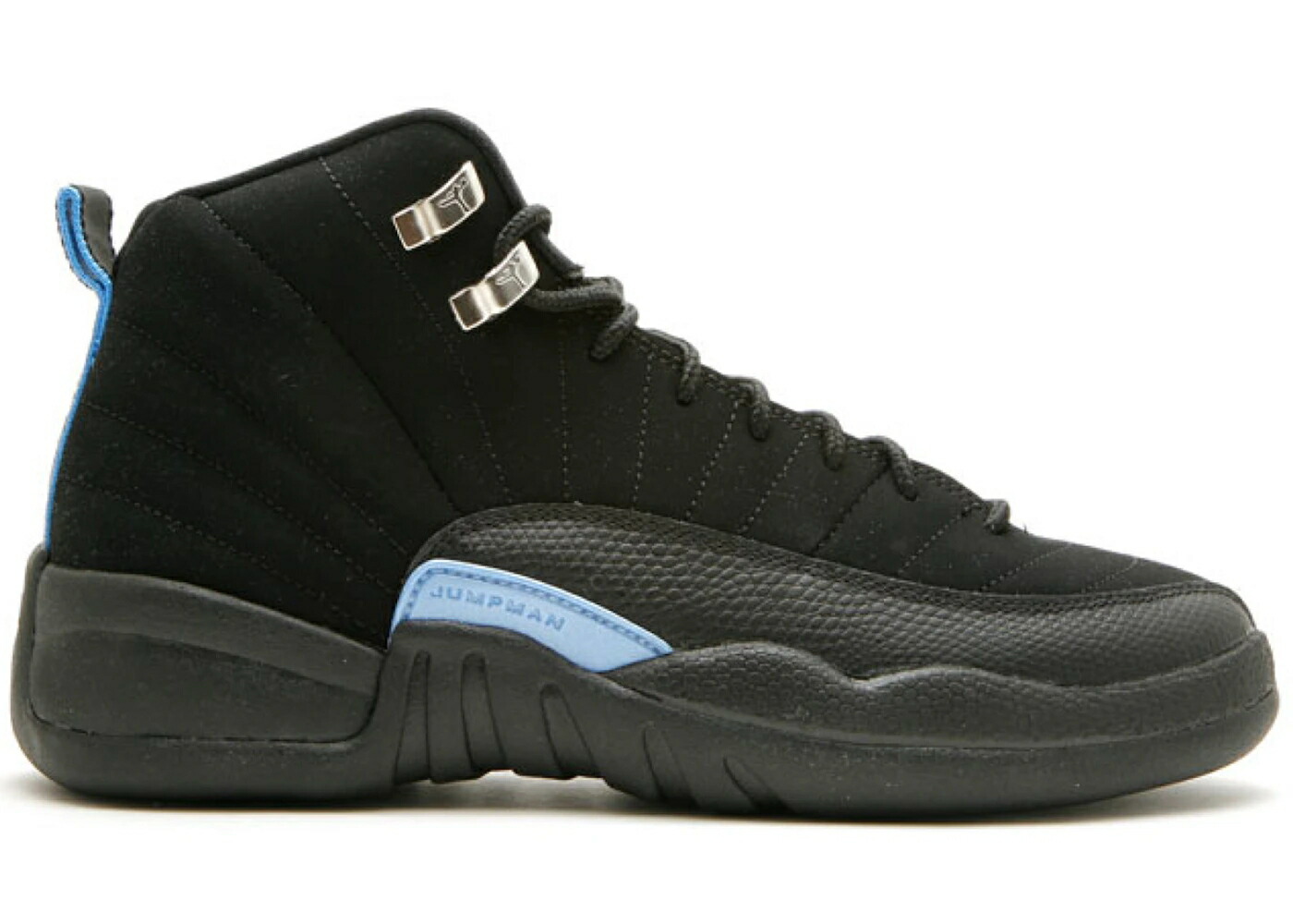 ナイキ ジョーダン 黒いこと 黒いこと 白いこと 白いこと 青碧 青碧 お坊っちゃん キッズ JORDAN 12 RETRO NUBUCK (GS) / BLACK WHITE UNIVERSITY BLUE もの言う花 マタニティ スニーカー