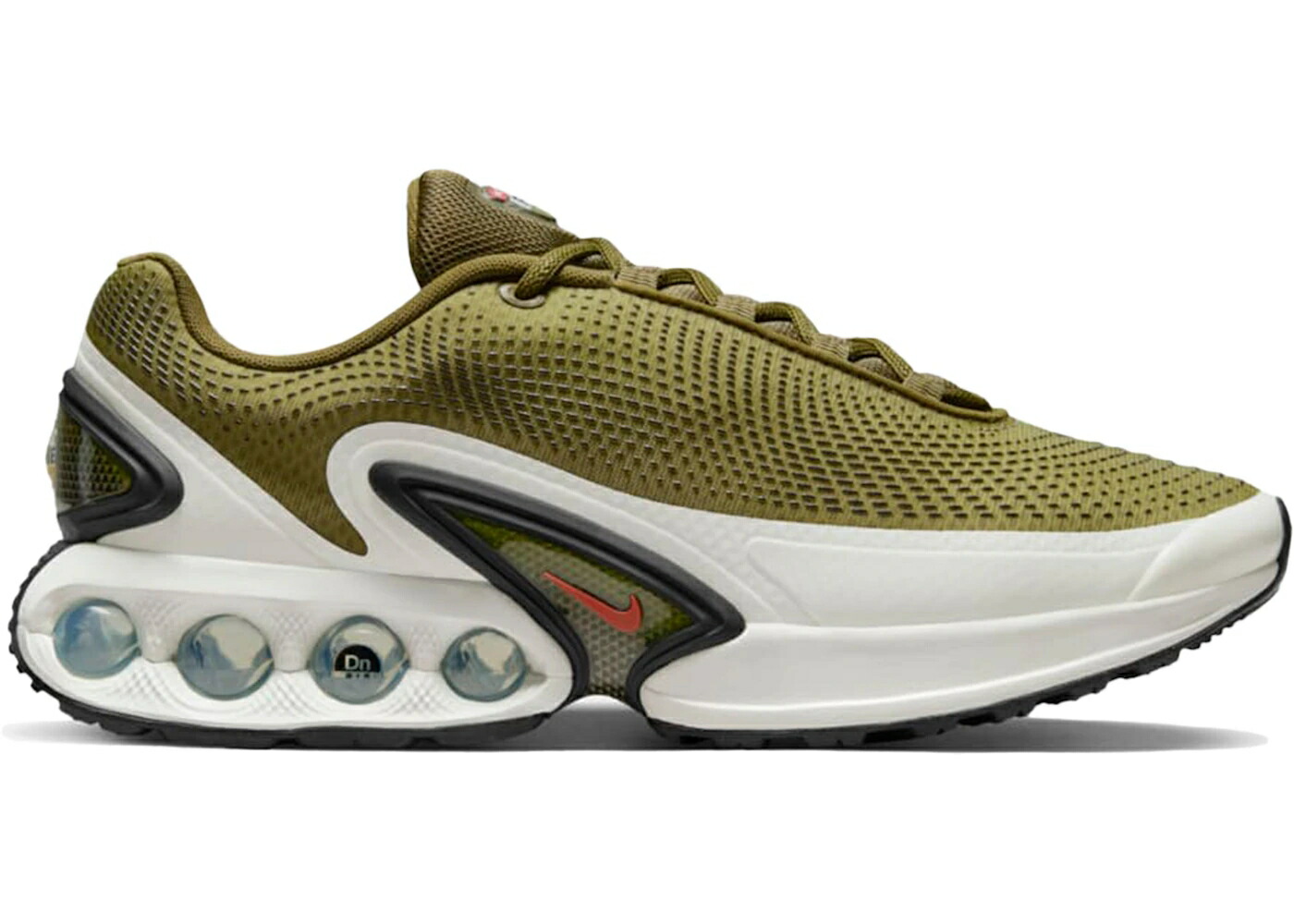 ナイキ マックス オリーブ 赤 レッド 黒色 ブラック エアマックス スニーカー メンズ NIKE AIR MAX DN OLIVE FLAK / OLIVE FLAK GYM RED BLACK SUMMIT