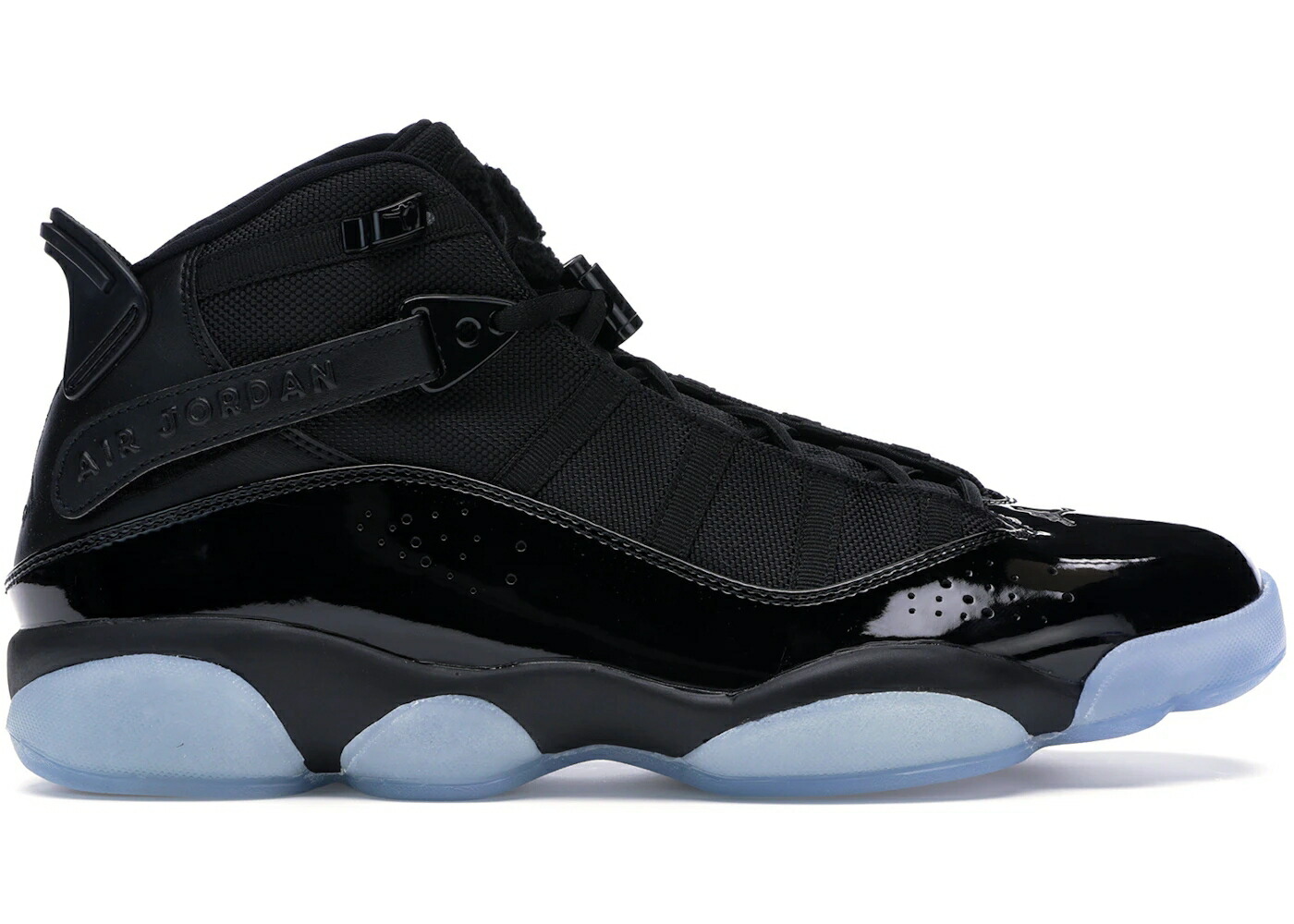 ナイキ ジョーダン リング 黒色 ブラック 白色 ホワイト スニーカー メンズ JORDAN 6 RINGS BLACK ICE / BLACK WHITE BLACK