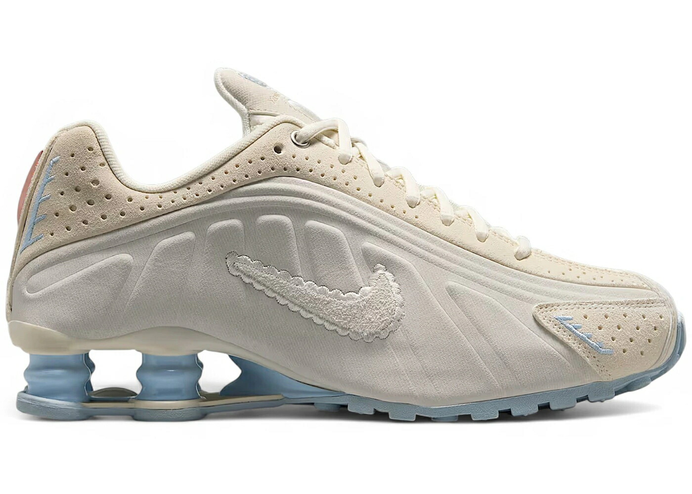ナイキ ショックス 象牙色 青味 青み 赤銅色 赤銅色 WOMEN\u0027S スニーカー レディース NIKE SHOX R4 SE PALE IVORY CELESTINE BLUE (WOMEN\u0027S) / PALE IVORY LIGHT OREWOOD BROWN