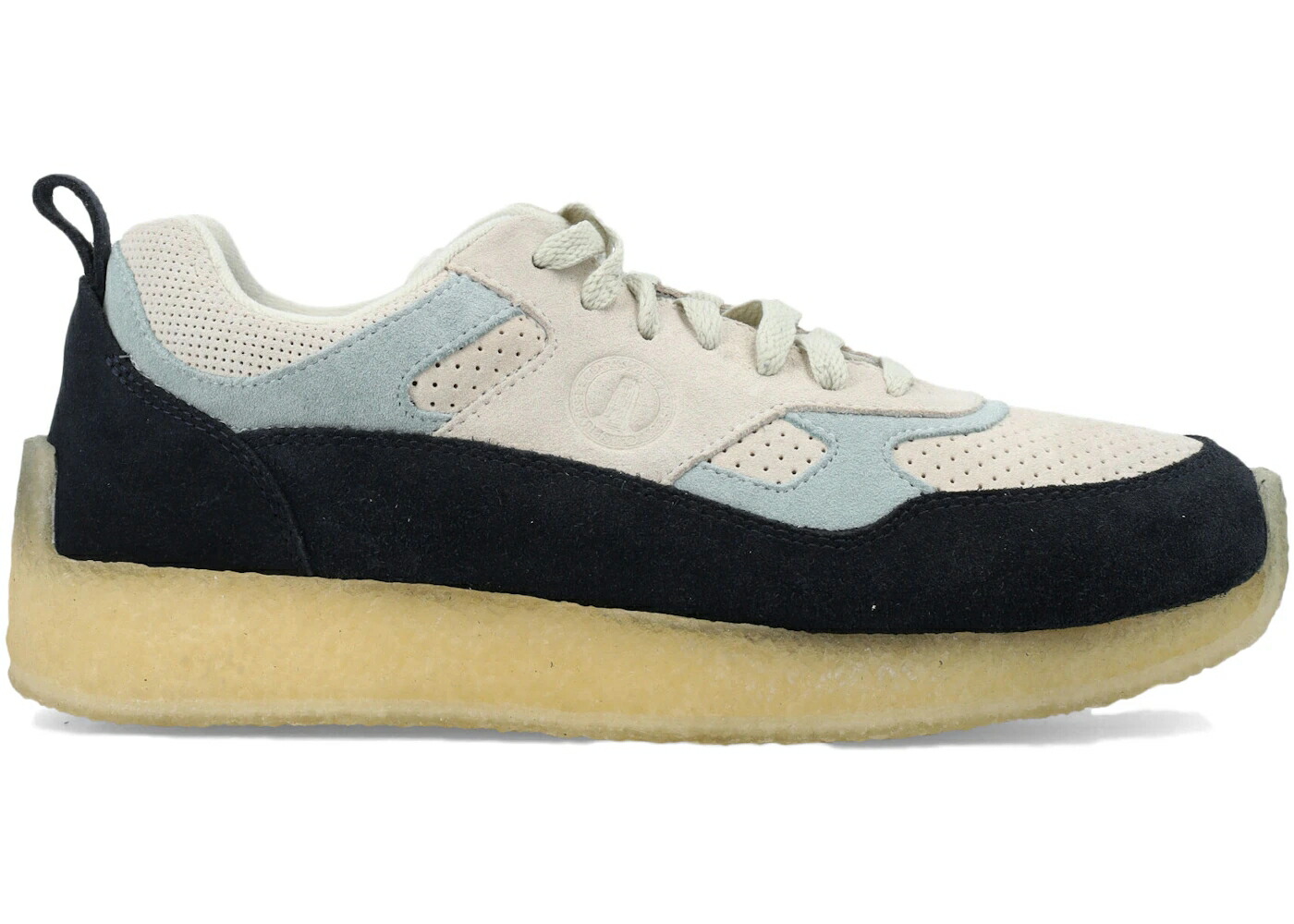 クラークス ストリート 青色 ブルー スカイ スニーカー メンズ CLARKS LOCKHILL RONNIE FIEG 8TH STREET DARK BLUE SKY / DARK BLUE SKY BLUE