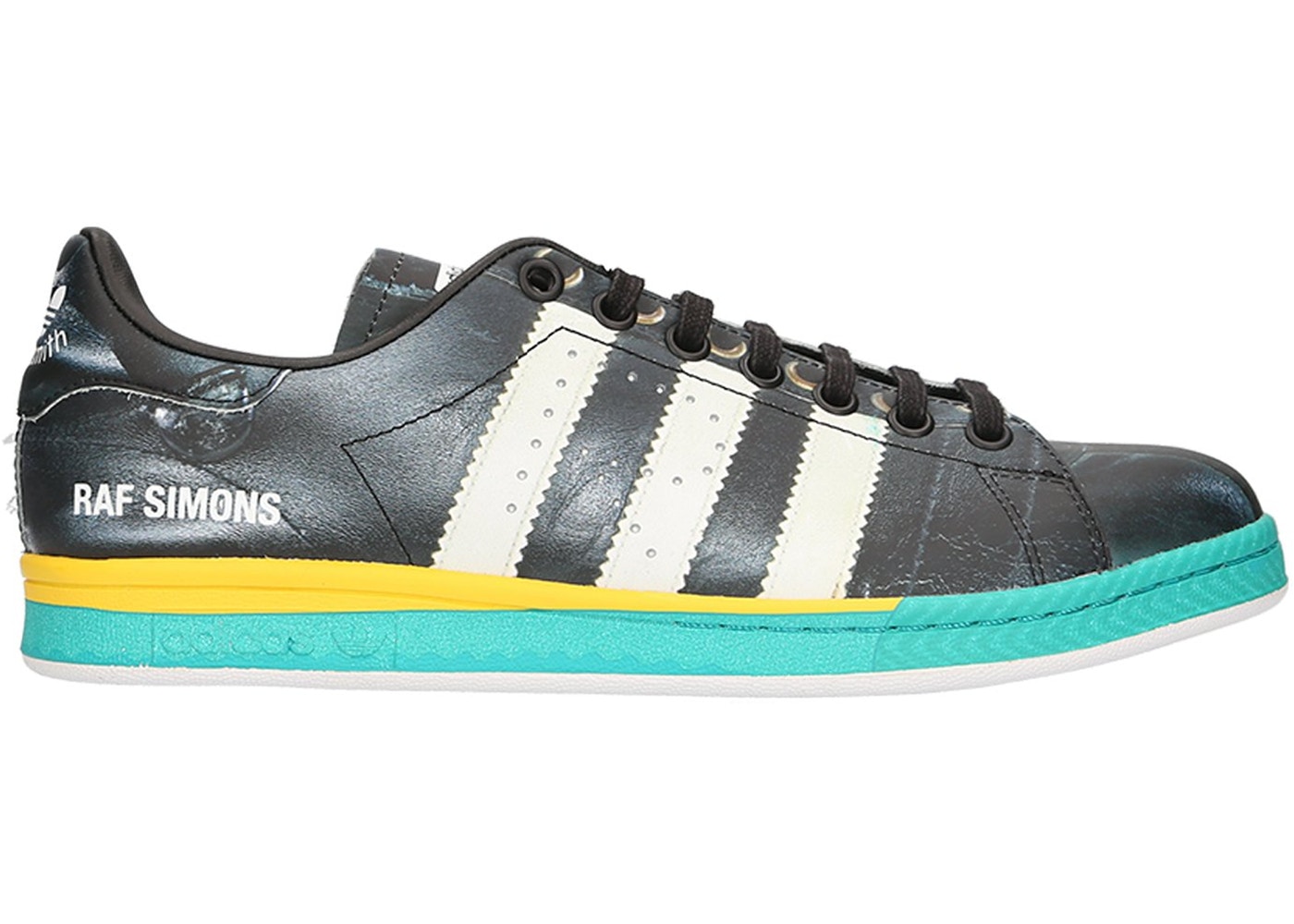 raf simons stan smith black