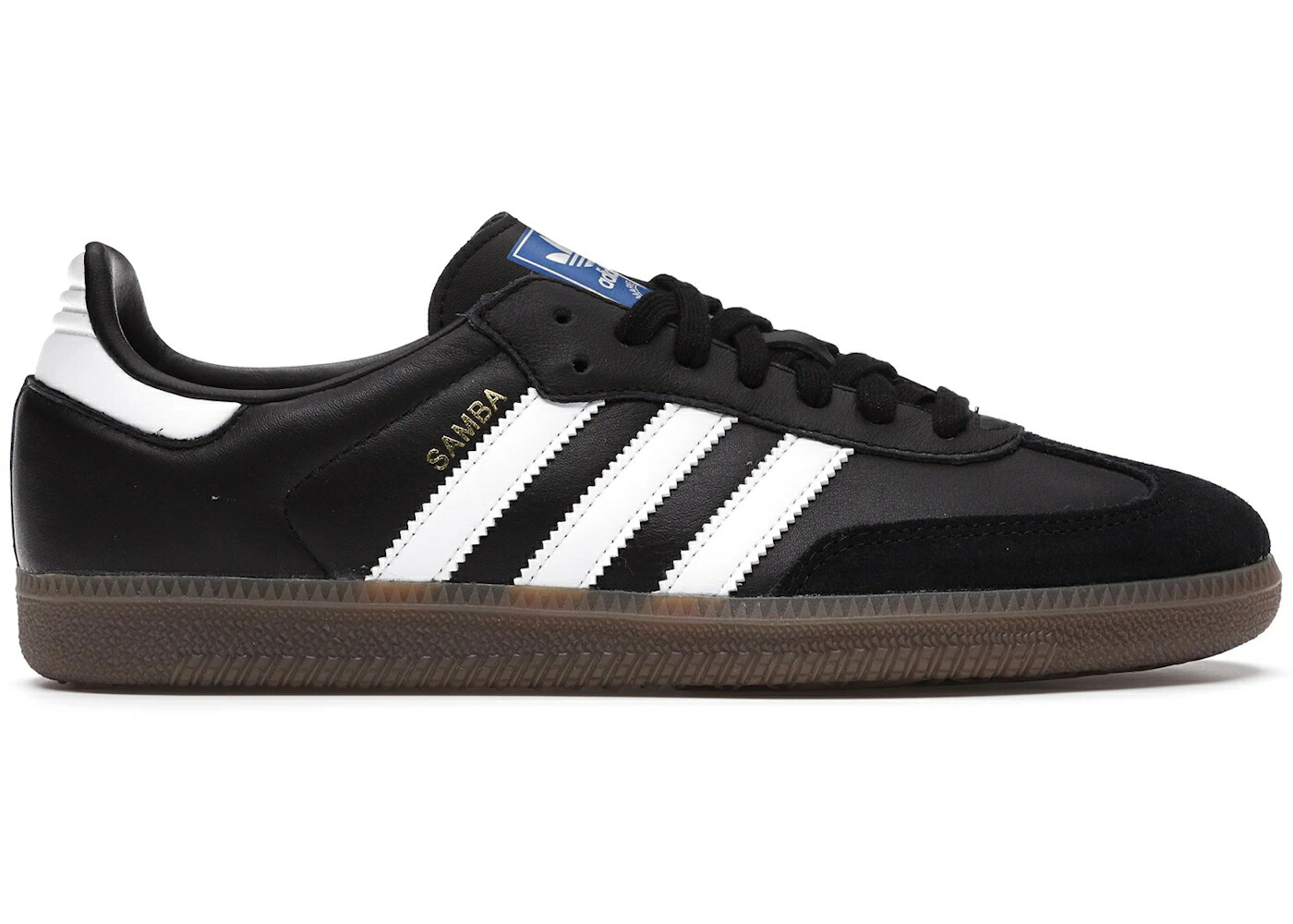アディダス サンバ 黒色 ブラック 白色 ホワイト コア スニーカー メンズ ADIDAS SAMBA OG BLACK WHITE GUM / CORE BLACK FOOTWEAR WHITE GUM