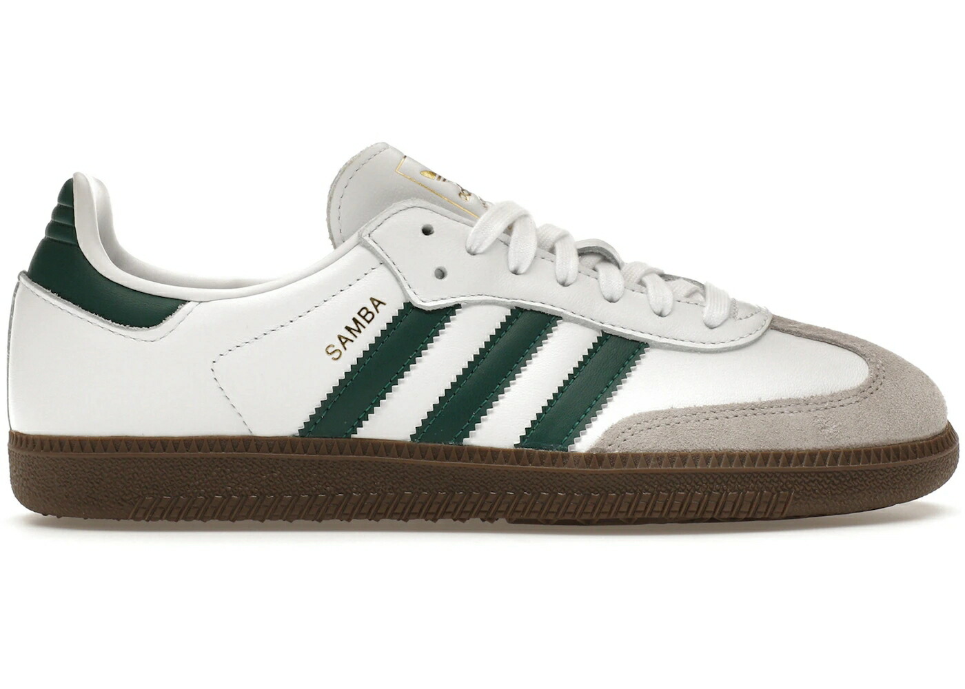 アディダス サンバ 白いこと 白いこと 緑 緑であること スニーカー メンズ ADIDAS SAMBA OG CLOUD WHITE COLLEGIATE GREEN / CLOUD WHITE COLLEGIATE GREEN