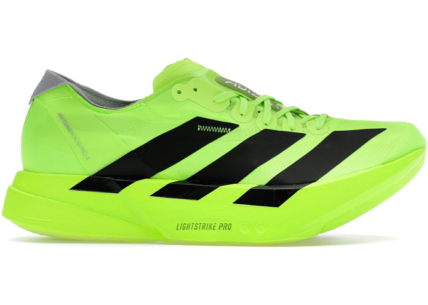 アディダス アディゼロ アディオス プロ 黒色 ブラック コア スニーカー メンズ ADIDAS ADIZERO ADIOS PRO 4 LUCID LEMON BLACK / LUCID LEMON CORE BLACK HALO