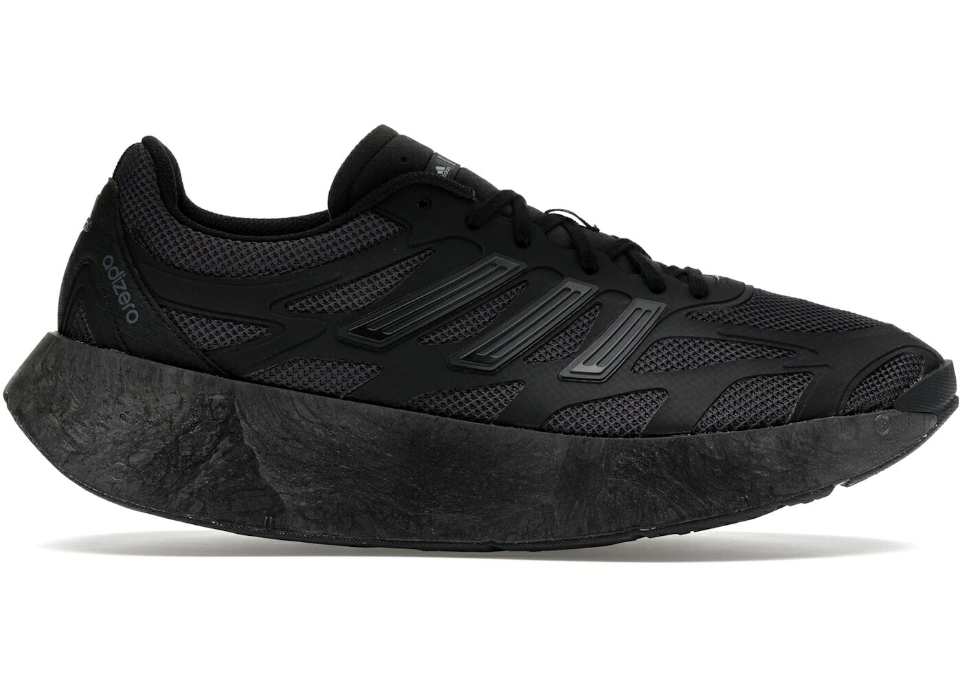 アディダス アディゼロ コア 黒色 ブラック カーボン スニーカー メンズ ADIDAS ADIZERO ARUKU CORE BLACK CARBON / CORE BLACK CARBON IRON METALLIC
