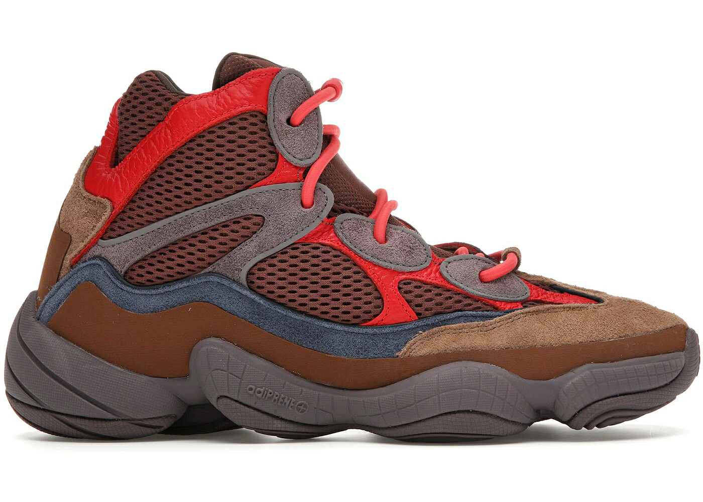 アディダス ご機嫌 藍色 インディゴ 赤 赤いこと スニーカー メンズ ADIDAS YEEZY 500 HIGH SUMAC / SUMAC INDIGO RED