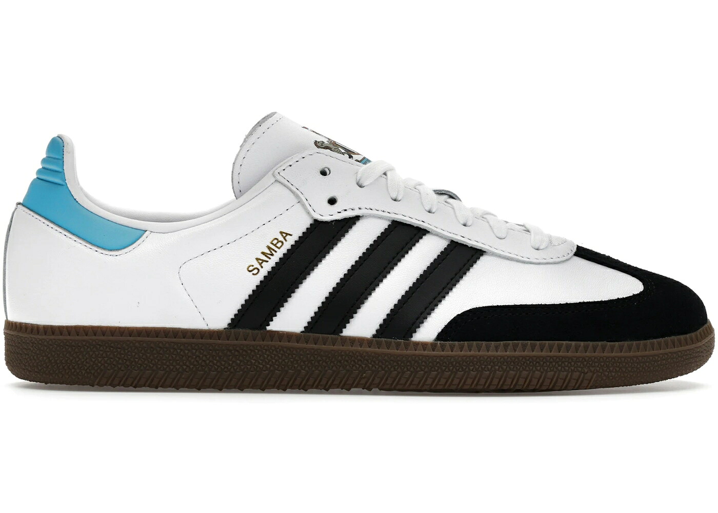 アディダス サンバ ユナイテッド 白色 ホワイト コア 黒色 ブラック スカイ スニーカー メンズ ADIDAS SAMBA NEWCASTLE UNITED / FOOTWEAR WHITE CORE BLACK SKY