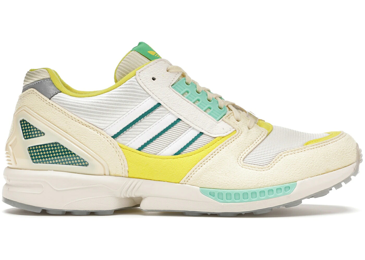 アディダス 白いこと 白いこと スニーカー メンズ ADIDAS ZX 8000 FROZEN LEMONADE / MIST SUN CHALK WHITE BRIGHT