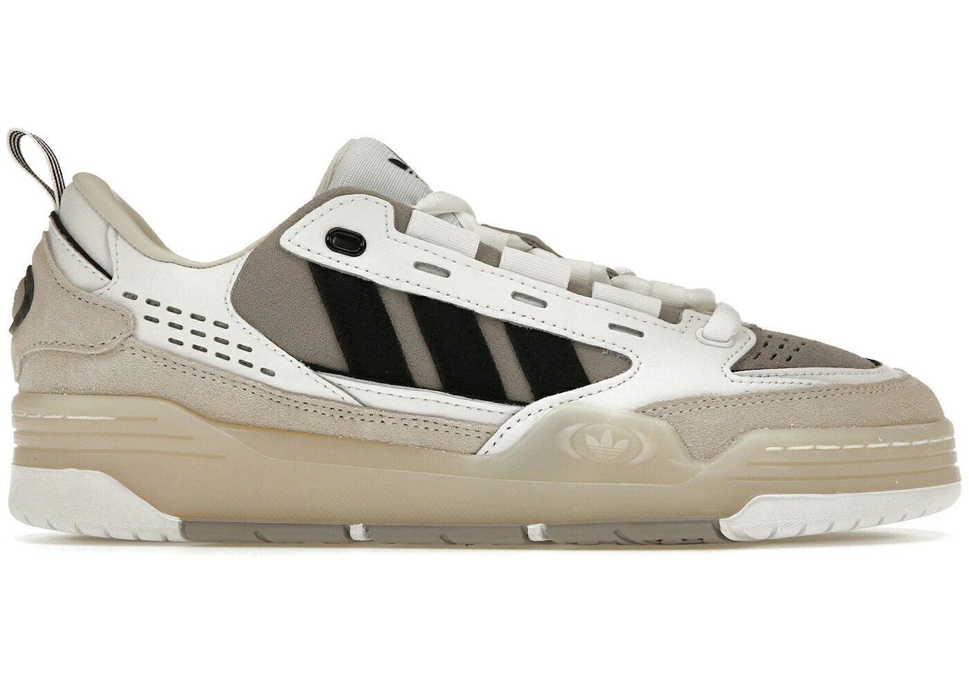 アディダス 白色 ホワイト 黒色 ブラック コア スニーカー メンズ ADIDAS ADI2000 CHALK WHITE BLACK / CLOUD WHITE CORE BLACK CHALK|スニケス