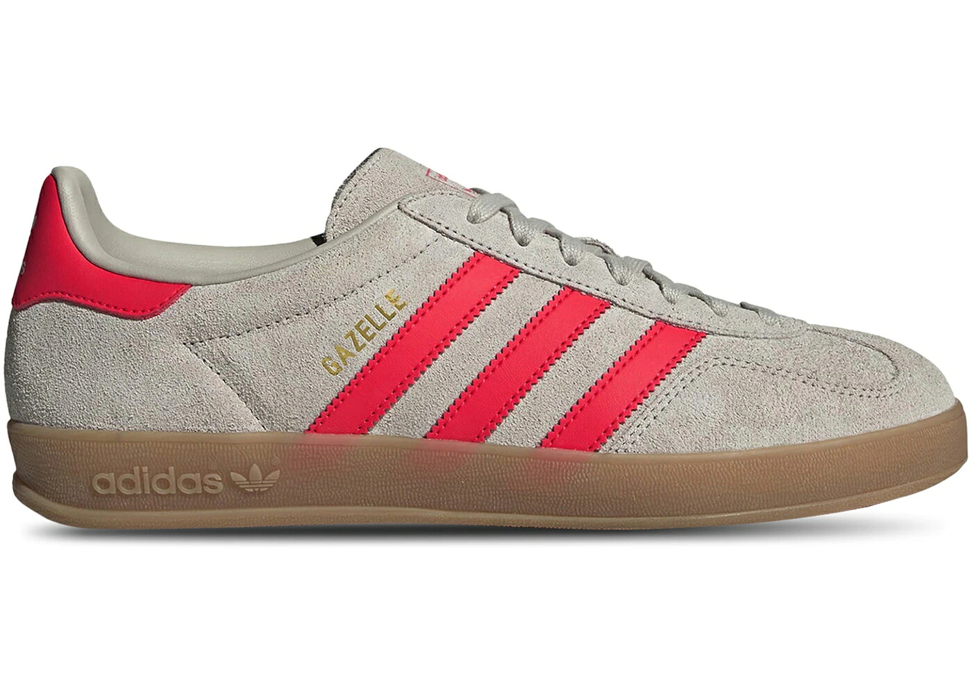 アディダス ガゼル ベージュ 赤 赤いこと 白いこと 白いこと スニーカー メンズ ADIDAS GAZELLE INDOOR BEIGE LUCID RED / BEIGE LUCID RED CLOUD WHITE