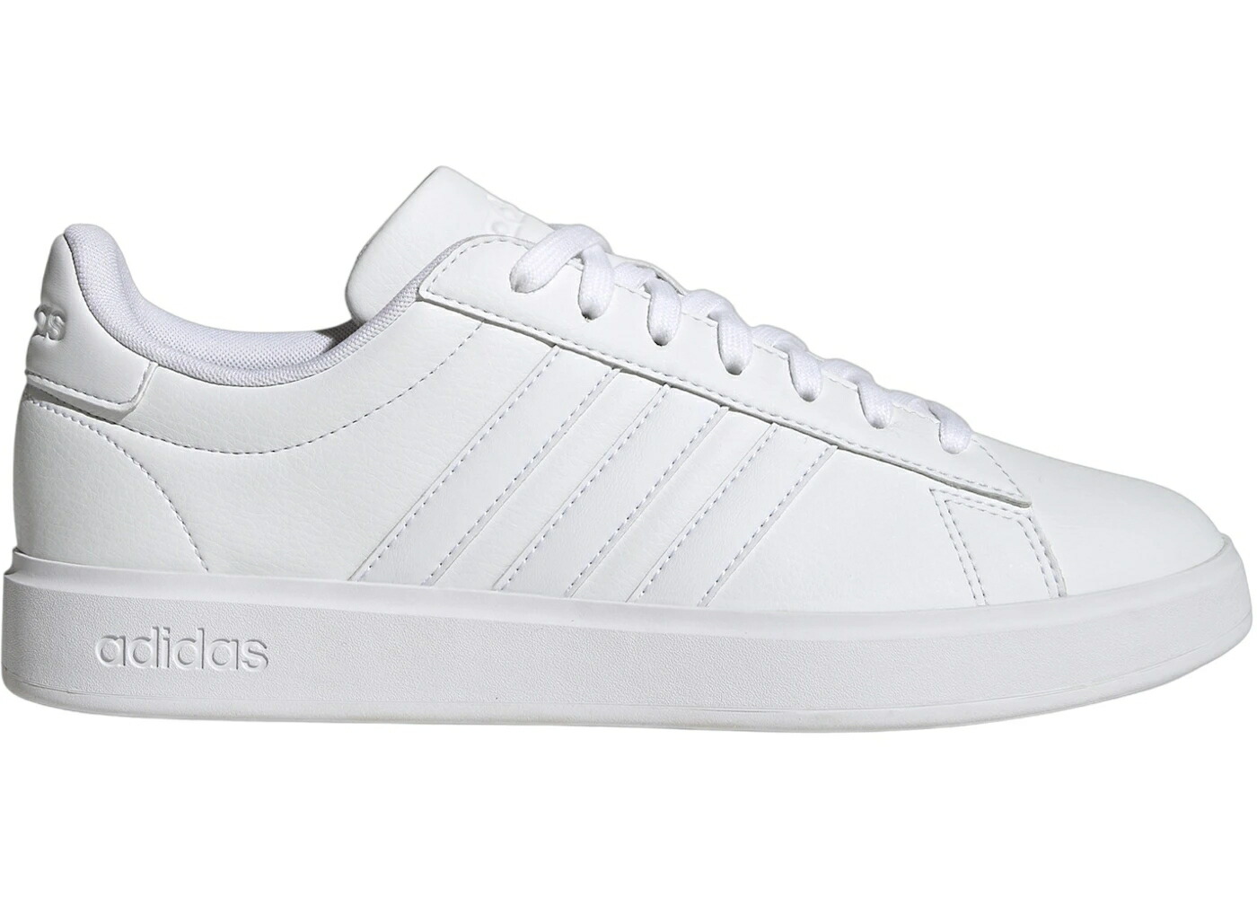 アディダス グランド コート 白色 ホワイト スニーカー メンズ ADIDAS GRAND COURT CLOUDFOAM CLOUD WHITE ECRU TINT / CLOUD WHITE CLOUD WHITE ECRU