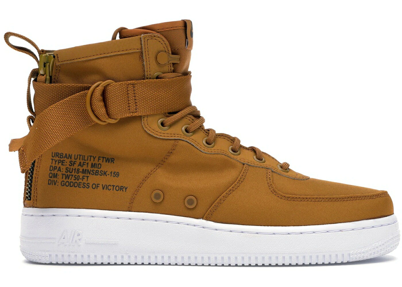 ナイキ ミッド 白いこと 白いこと 空軍 スニーカー メンズ NIKE 空想科学小説 AIR FORCE 1 MID DESERT OCHRE / DESERT OCHRE WHITE SEQUOIA メンズ靴-靴