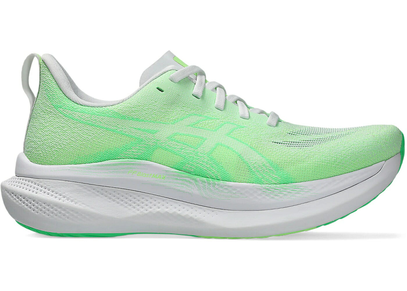 アシックス マックス 白いこと 白いこと 緑 緑であること WOMEN\u0027S スニーカー レディース ASICS GLIDERIDE MAX 2 WHITE VITAL GREEN (WOMEN\u0027S) / WHITE VITAL GREEN