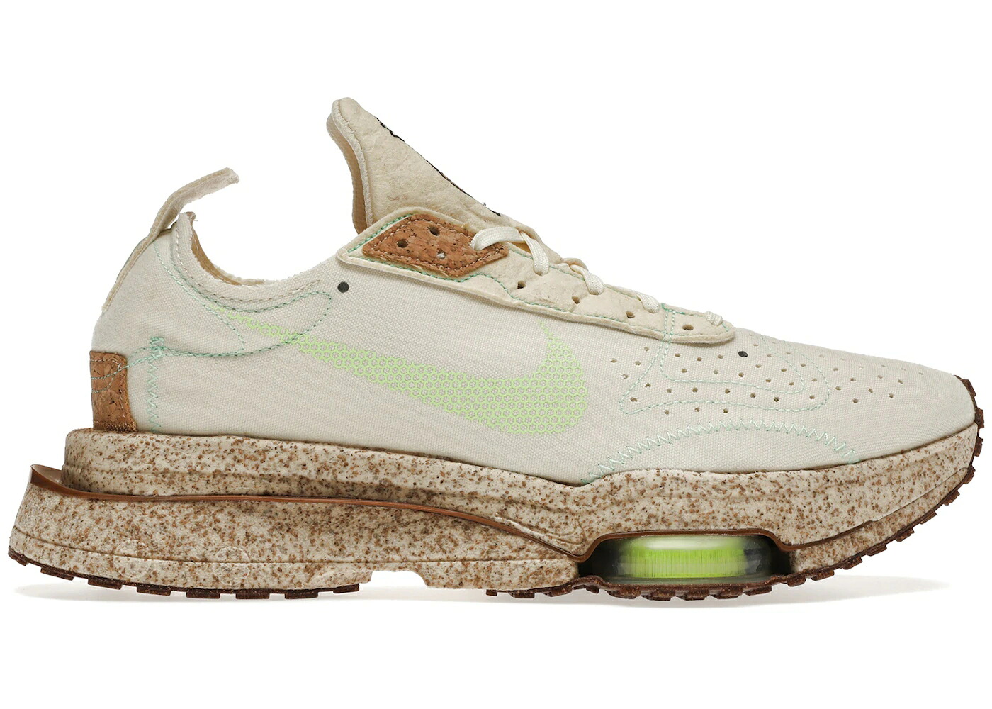 ナイキ 望遠レンズ 菩提樹 緑 緑であること スニーカー メンズ NIKE AIR ZOOM TYPE HAPPY PINEAPPLE / COCONUT MILK LIME GLOW GREEN