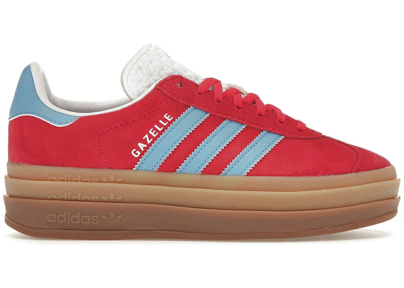 アディダス ガゼル サクラ色 青み 青色 張りさける WOMEN\u0027S スニーカー レディース ADIDAS GAZELLE BOLD ACTIVE PINK BLUE BURST (WOMEN\u0027S) / ACTIVE PINK SEMI BLUE BURST