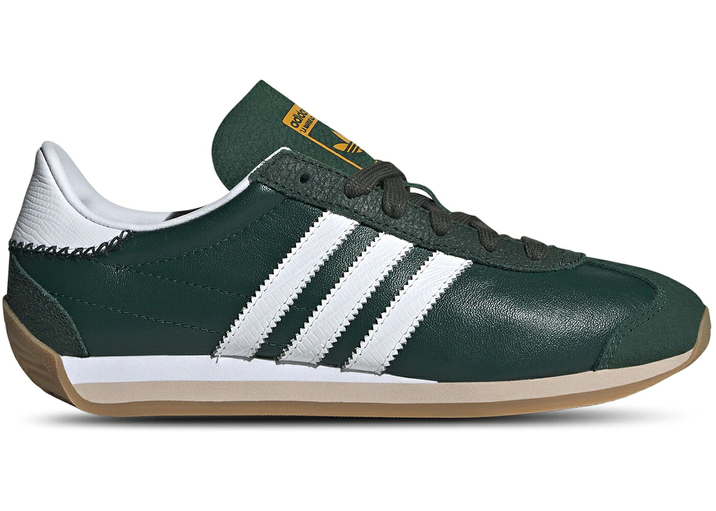 アディダス カントリー 緑 グリーン 白色 ホワイト WOMEN'S スニーカー レディース ADIDAS COUNTRY OG COLLEGIATE GREEN WHITE (WOMEN'S) / COLLEGIATE GREEN CLOUD WHITE