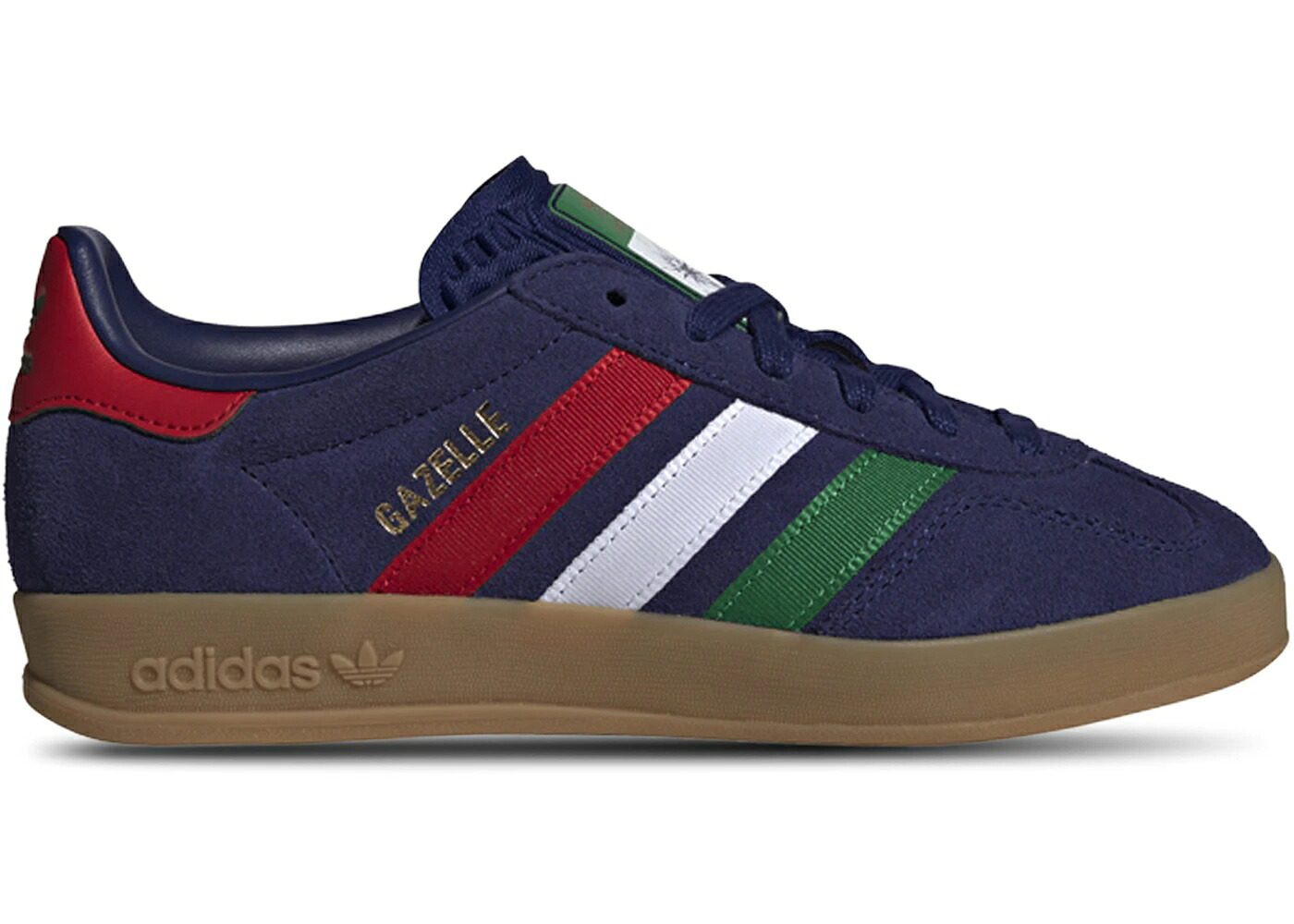 アディダス ガゼル 白星 青み 青色 緑 緑であること お坊っちゃん キッズ ADIDAS GAZELLE INDOOR FIFA WORLD CUP 2026 ITALY (GS) / VICTORY BLUE GREEN BETTER もの言う花 マタニティ スニーカー