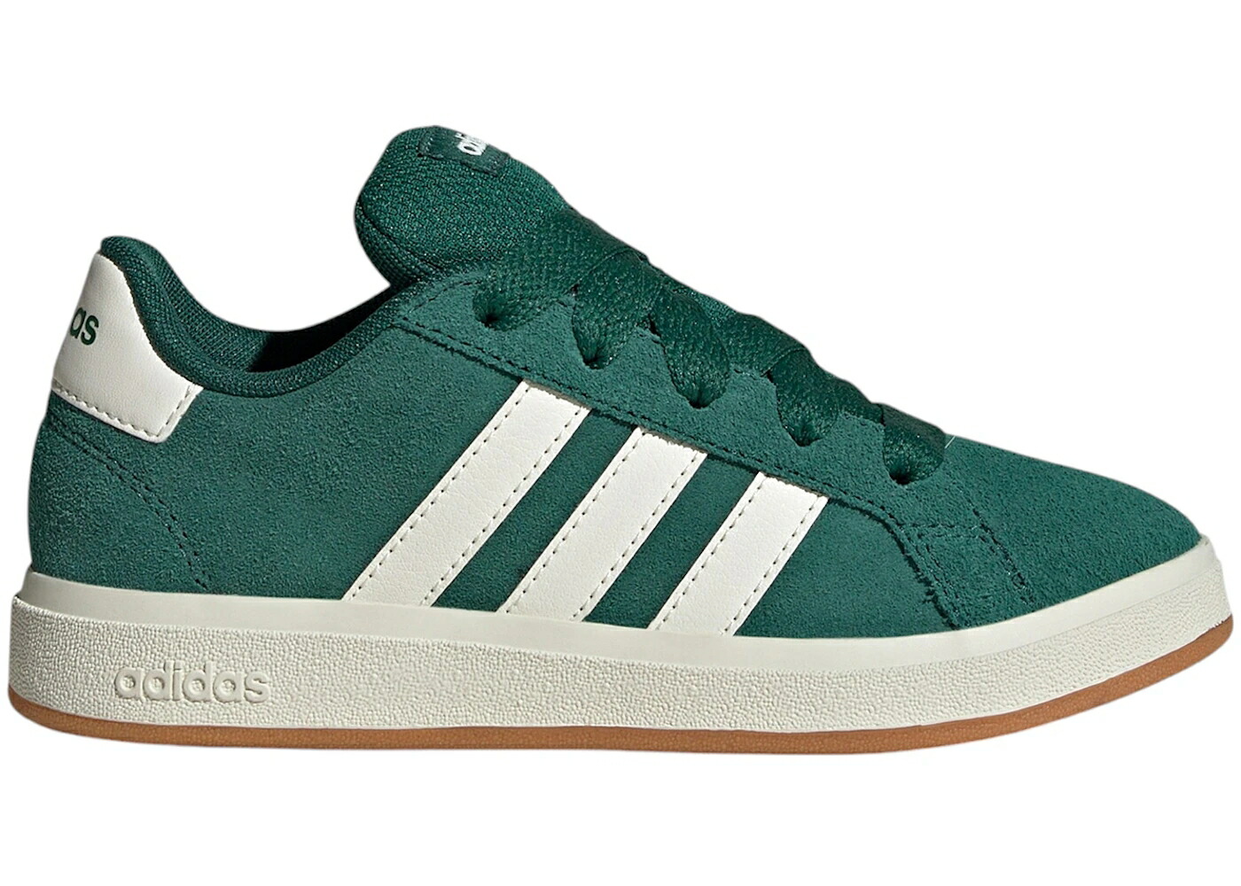 アディダス グランド コート 緑 グリーン 白色 ホワイト ジュニア キッズ ADIDAS GRAND COURT 00S COLLEGIATE GREEN OFF WHITE GUM (GS) / COLLEGIATE GREEN OFF WHITE GUM ベビー マタニティ スニーカー