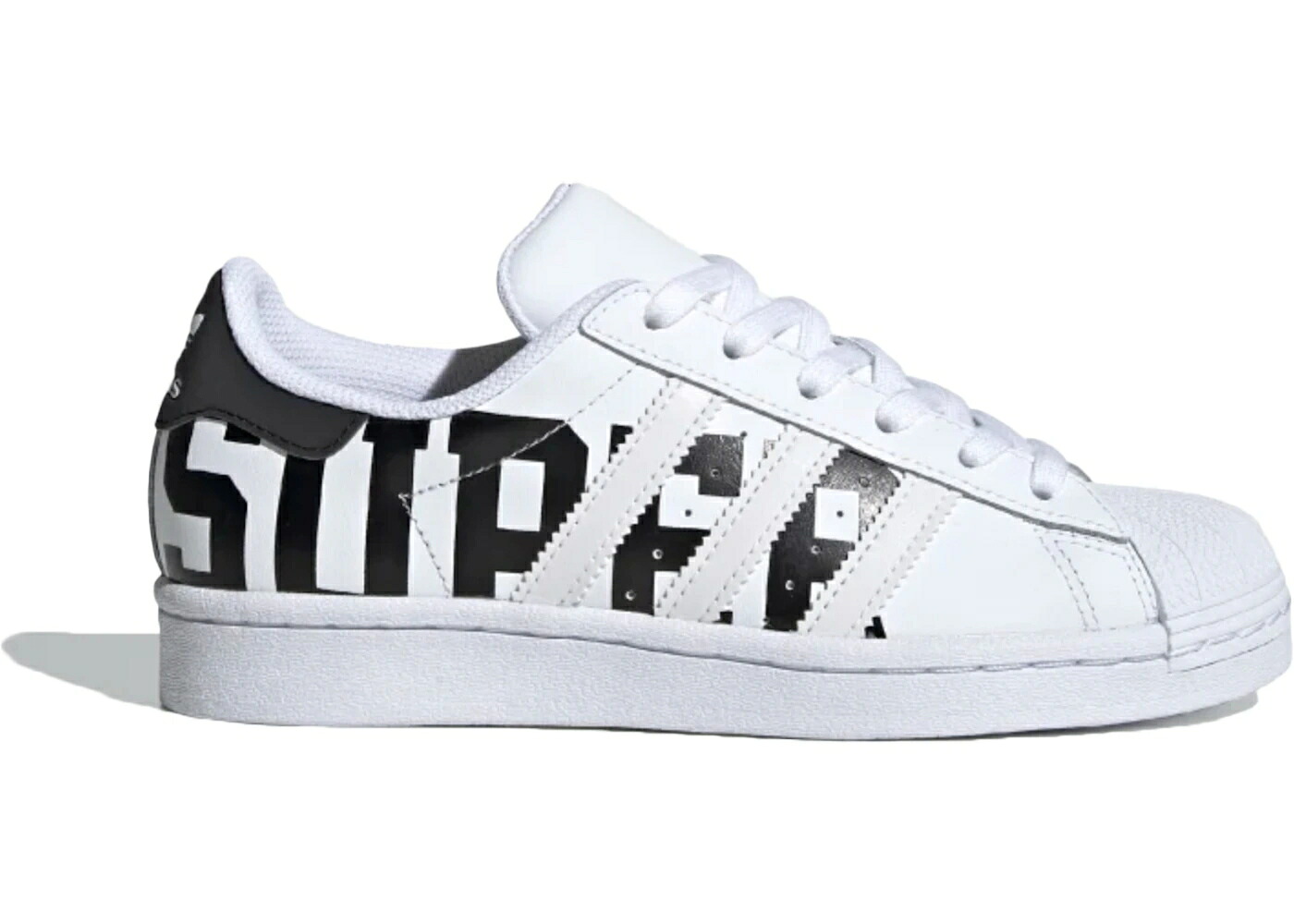 アディダス スーパースター 白色 ホワイト コア 黒色 ブラック ジュニア キッズ ADIDAS SUPERSTAR CLOUD WHITE (GS) / CORE BLACK CLOUD WHITE CORE ベビー マタニティ スニーカー|スニケス