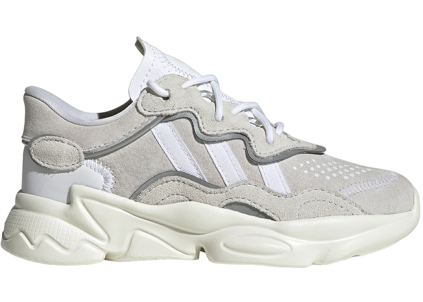 アディダス 白いこと 白いこと 御坊っちゃん キッズ ADIDAS OZWEEGO CRYSTAL WHITE CLOUD OFF (なおなお書き) / CRYSTAL WHITE CLOUD WHITE OFF もの言う花 マタニティ スニーカー