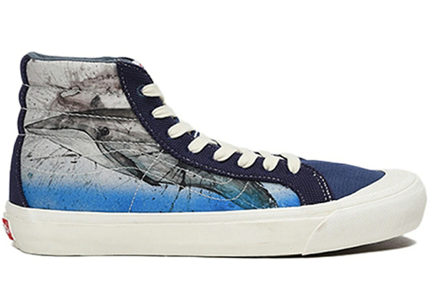 ヴァンズ バンズ 青色 ブルー スニーカー メンズ VANS STYLE 138 RALPH STEADMAN WHALE / BLUE BLUE