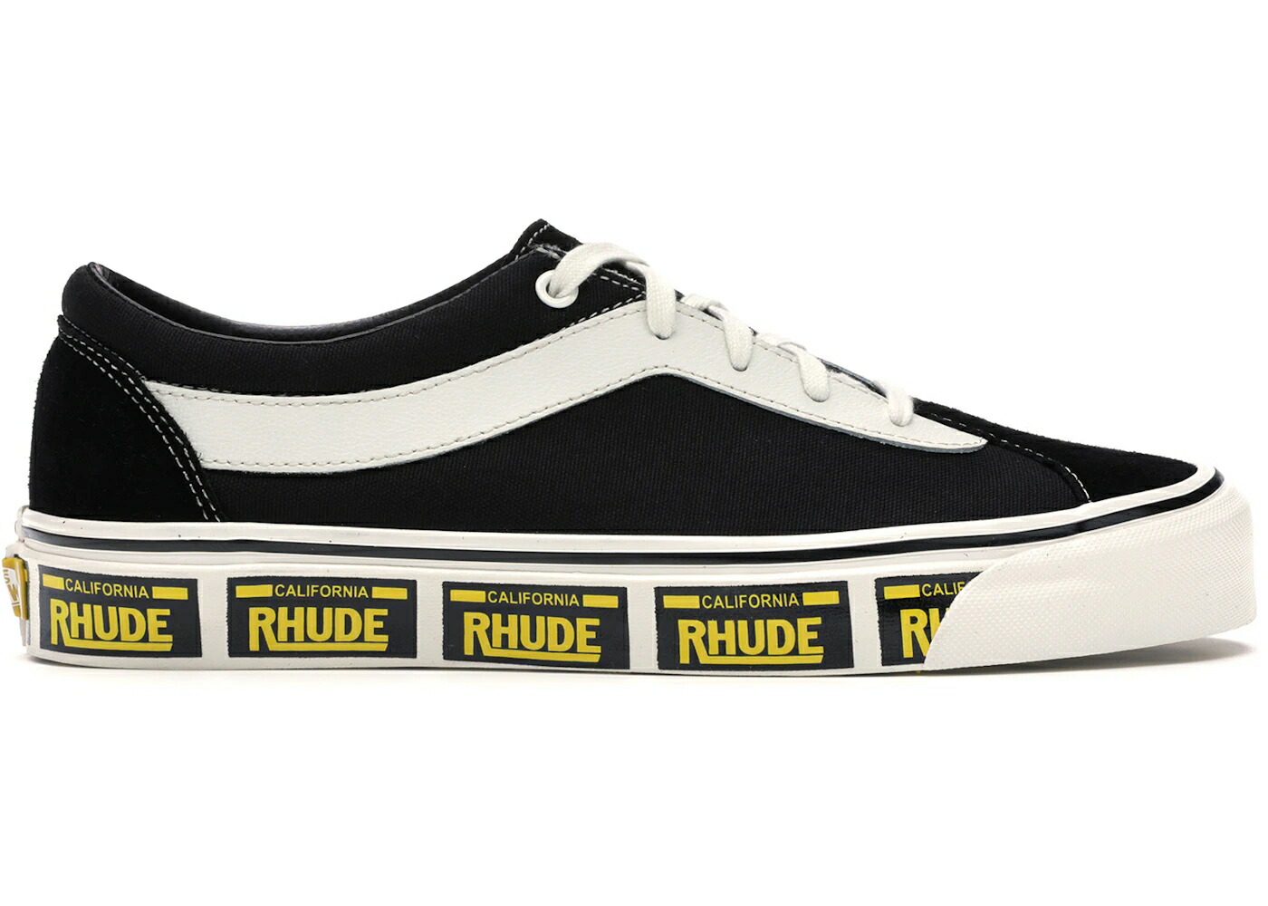 ヴァンズ バンズ 黒色 ブラック スニーカー メンズ VANS BOLD NI RHUDE BLACK / PLATE BLACK