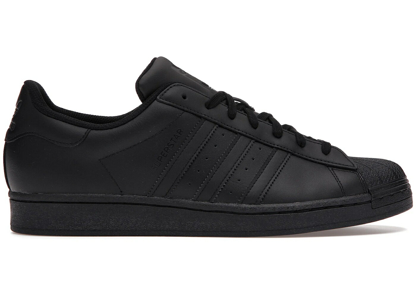 アディダス はやりっ子 黒いこと 黒いこと 中核グループ スニーカー ユニ一発やる ADIDAS SUPERSTAR ALL BLACK / CORE BLACK CORE BLACK CORE BLACK メンズ
