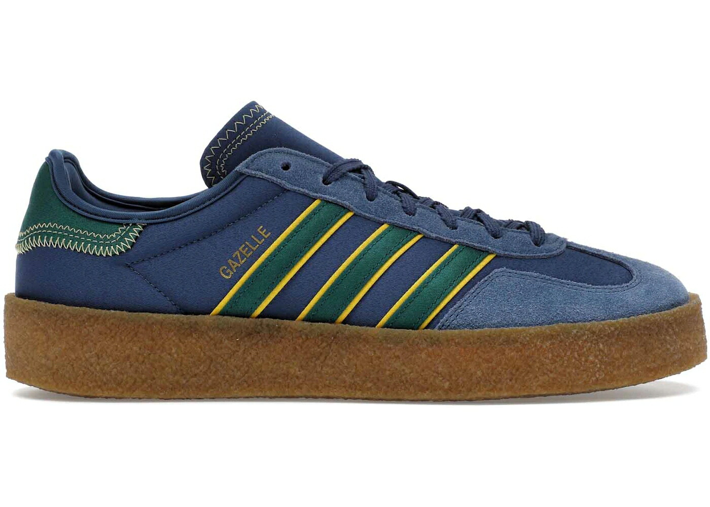アディダス ガゼル クレープ クロット ナイト 緑 グリーン スニーカー メンズ ADIDAS GAZELLE CREPE CLOT BY EDISON CHEN NIGHT MARINE / NIGHT MARINE COLLEGIATE GREEN