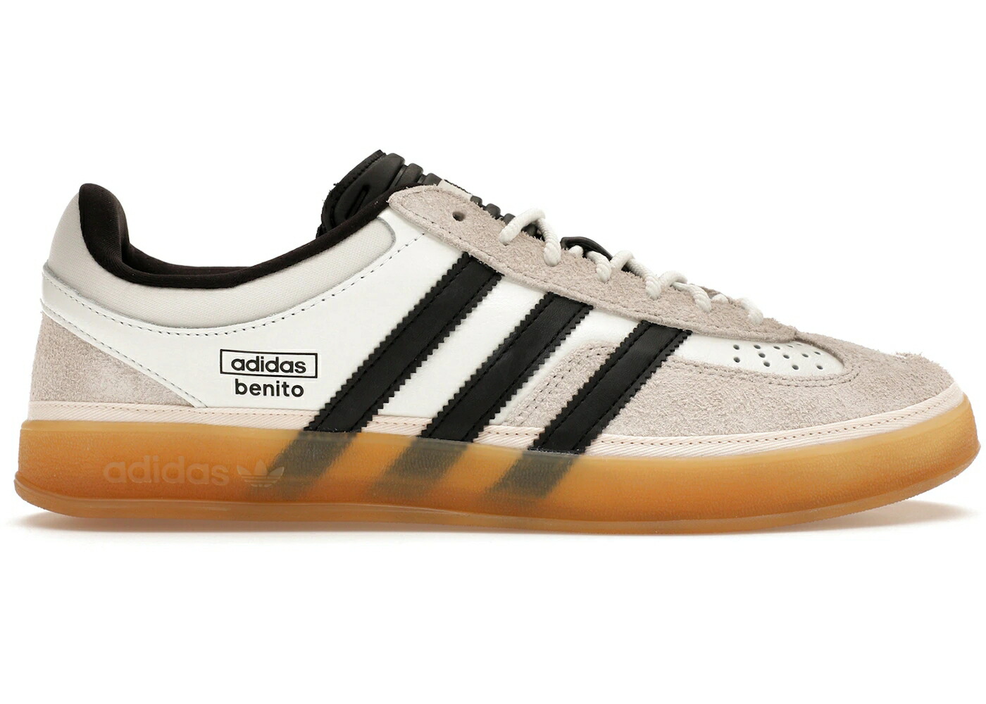 アディダス ガゼル 白色 ホワイト 黒色 ブラック スニーカー メンズ ADIDAS GAZELLE INDOOR BAD BUNNY / OFF WHITE BLACK GUM