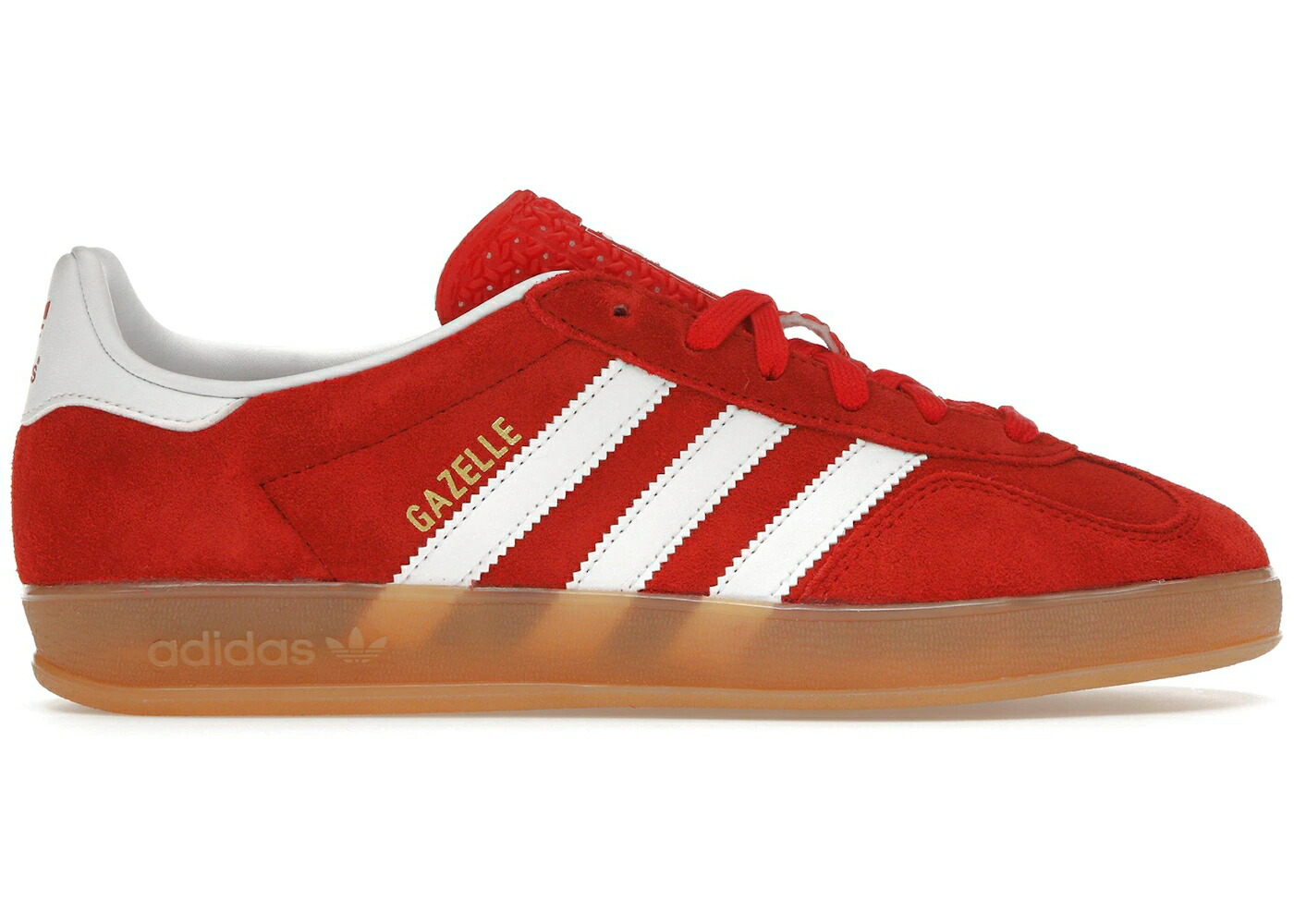 アディダス ガゼル 白色 ホワイト スニーカー メンズ ADIDAS GAZELLE INDOOR BETTER SCARLET / BETTER SCARLET CLOUD WHITE GUM