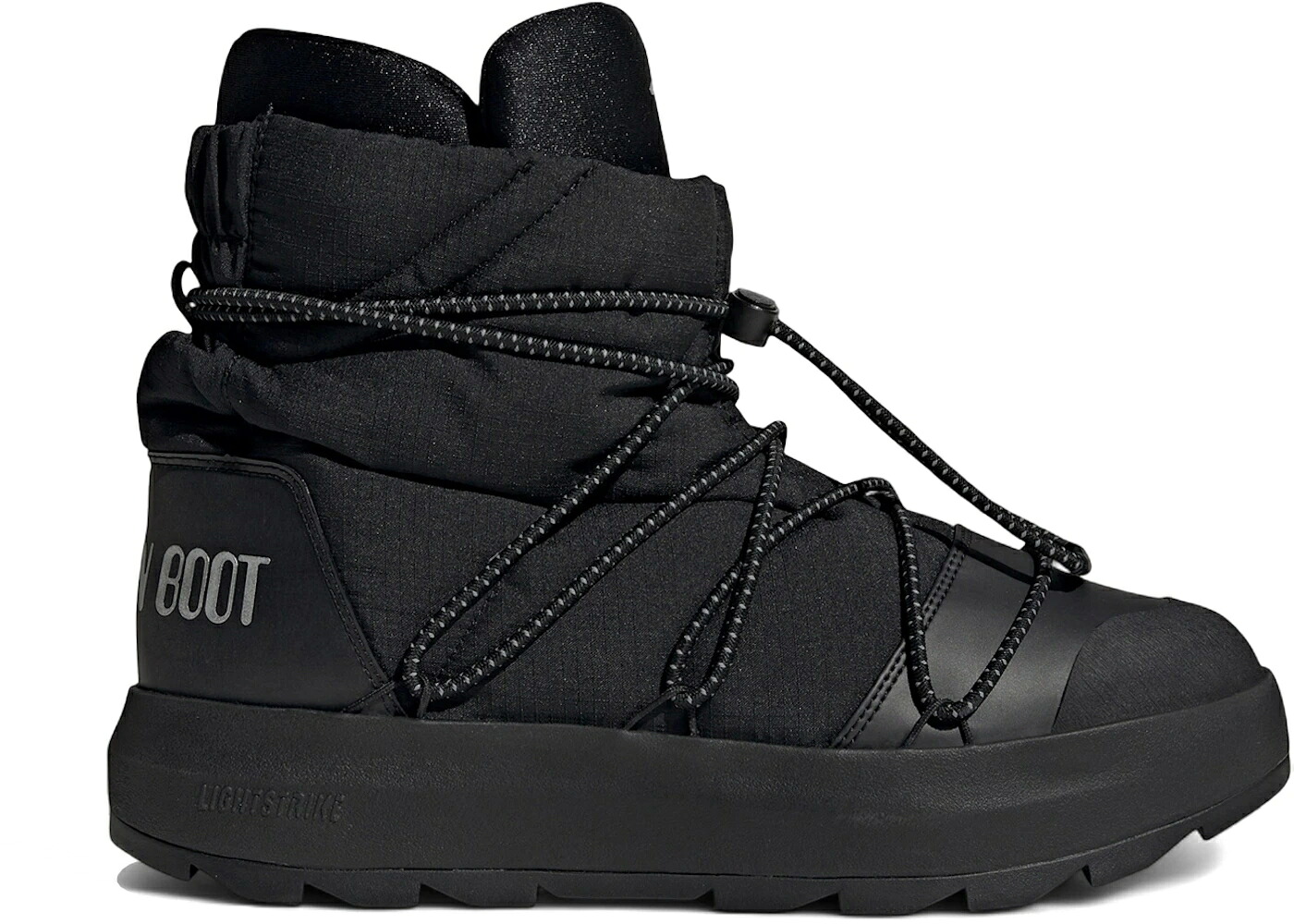 アディダス エース ミッド ブーツ 黒色 ブラック コア 銀色 シルバー スニーカー メンズ ADIDAS ACE MID MOON BOOT BLACK / CORE BLACK MATTE SILVER CORE