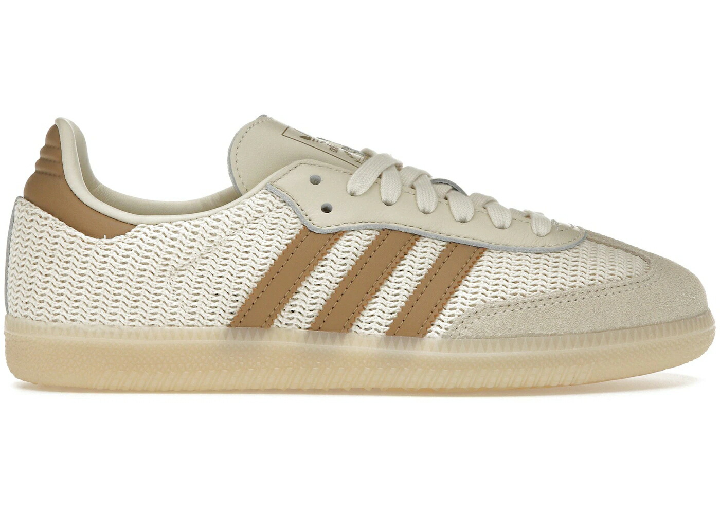 アディダス サンバ クリーム 白色 ホワイト スニーカー メンズ ADIDAS SAMBA OG CREAM WHITE CARDBOARD / CREAM WHITE CARDBOARD CRYSTAL