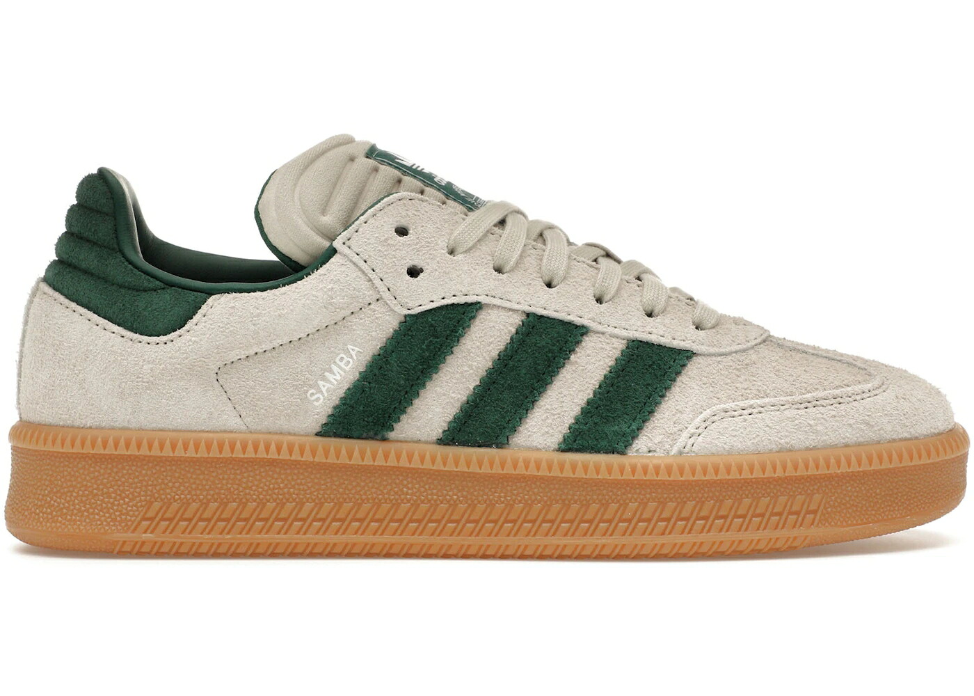 アディダス サンバ 薄墨色 薄墨色 緑 緑であること スニーカー メンズ ADIDAS SAMBA XLG PUTTY GREY COLLEGIATE GREEN / PUTTY GREY COLLEGIATE GREEN GUM