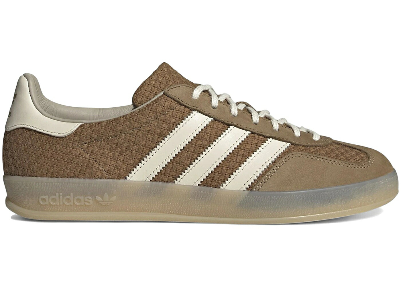 アディダス ガゼル 茶色 ブラウン 白色 ホワイト マジック スニーカー メンズ ADIDAS GAZELLE INDOOR BROWN DESERT WONDER WHITE / BROWN DESERT WONDER WHITE MAGIC