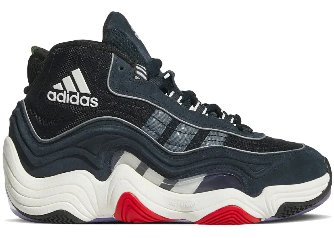 アディダス クレイジー 白色 ホワイト 赤 レッド スニーカー メンズ ADIDAS CRAZY 98 AURORA INK / AURORA INK OFF WHITE RED
