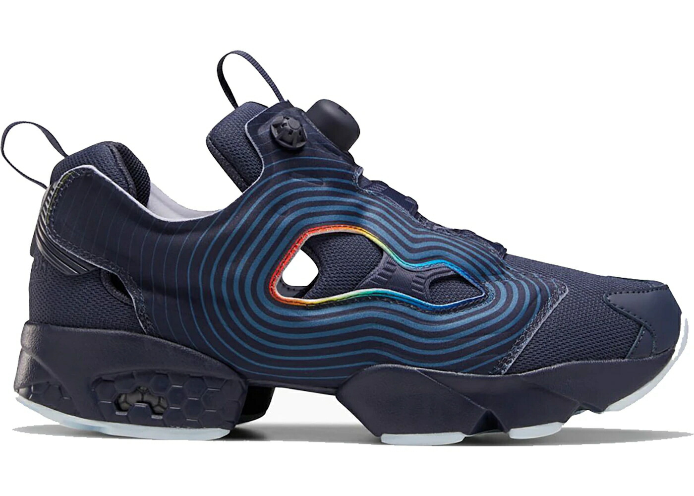 リーボック 紺色 米国海軍 青味 青み インスタポンプフューリー スニーカー メンズ REEBOK INSTAPUMP FURY RIPPLE EFFECT NAVY / HERITAGE NAVY GLASS BLUE