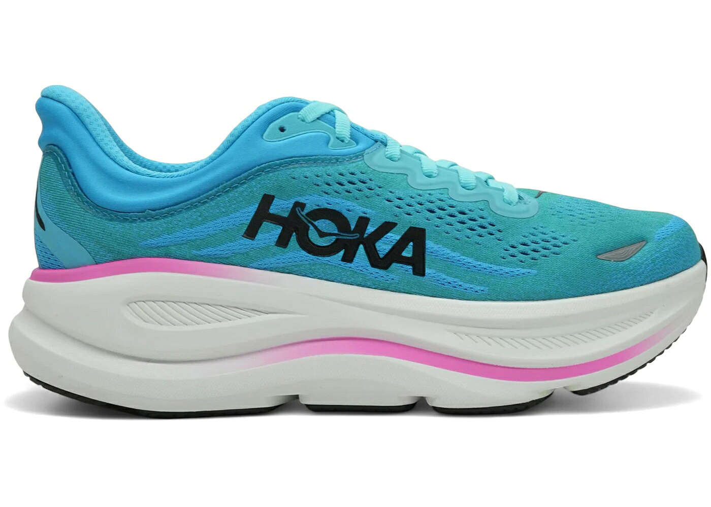 ホカオネオネ 青味 青み WOMEN\u0027S スニーカー レディース HOKA ONE ONE HOKA ONE BONDI 9 SKYWARD BLUE NEON FUCHSIA (WOMEN\u0027S) / SKYWARD BLUE NEON FUCHSIA