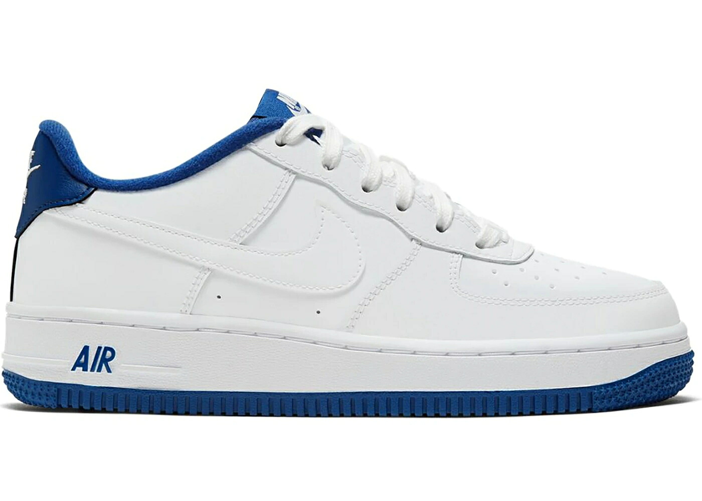 ナイキ 白いこと 白いこと ディープ 青み 青色 空軍 お坊っちゃん キッズ NIKE AIR FORCE 1 LOW WHITE DEEP ROYAL BLUE (GS) / WHITE DEEP ROYAL BLUE WHITE もの言う花 マタニティ スニーカー