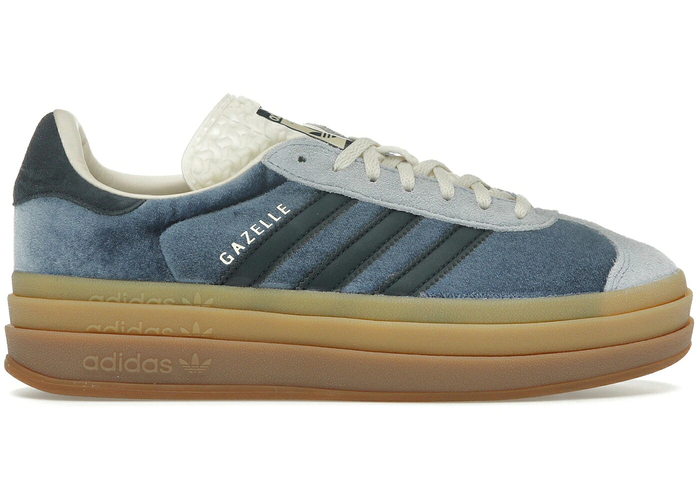 アディダス ガゼル WOMEN'S スニーカー レディース ADIDAS GAZELLE BOLD PRELOVED INK VELVET (WOMEN'S) / PRELOVED INK AURORA INK WONDER