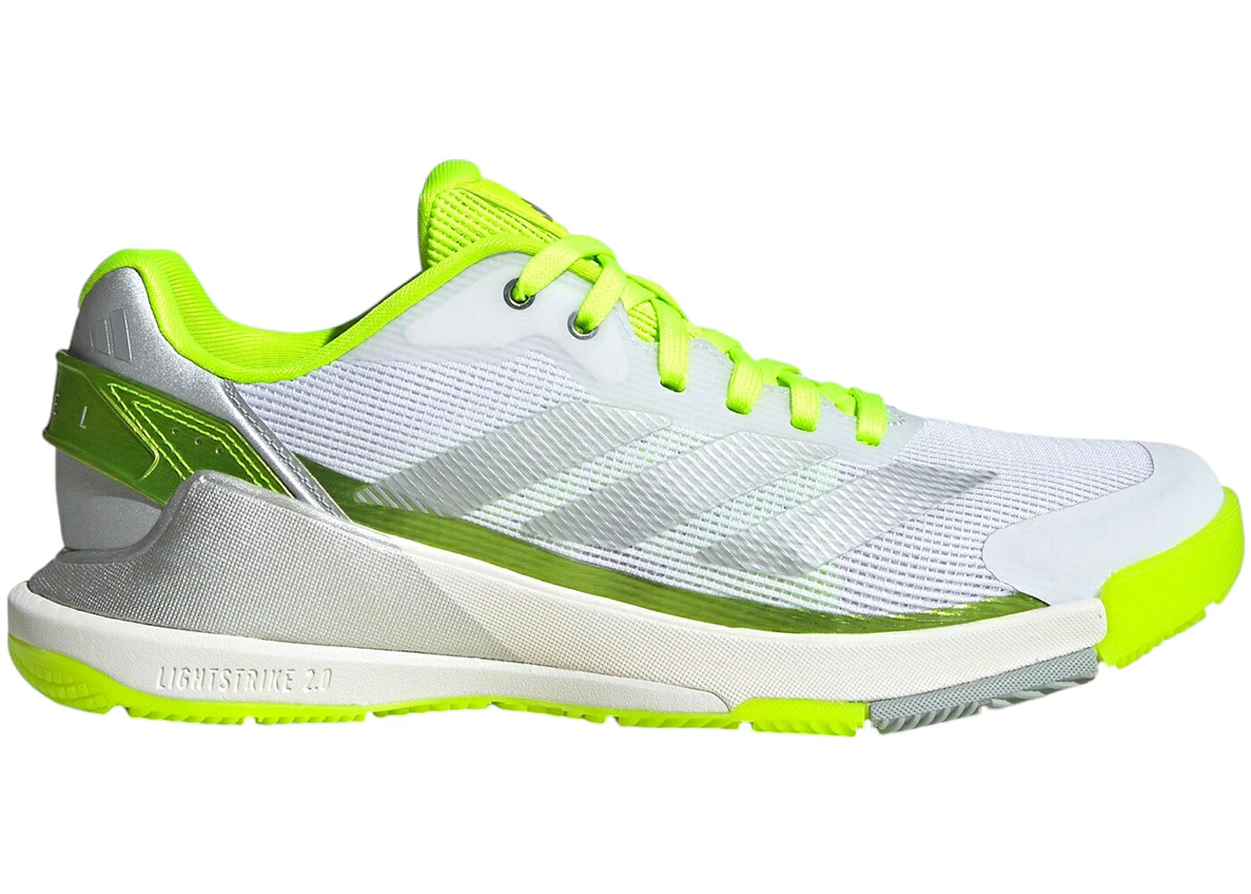 アディダス しろがね色 しろがね色 WOMEN\u0027S スニーカー レディース ADIDAS CRAZYQUICK LIGHTSTRIKE PADEL LUCID LEMON WONDER SILVER METALLIC (WOMEN\u0027S) / LUCID LEMON WONDER SILVER SILVER