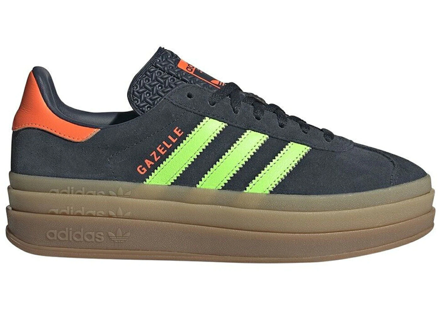 アディダス ガゼル 橙 オレンジ色 WOMEN\u0027S スニーカー レディース ADIDAS GAZELLE BOLD AURORA INK SOLAR ORANGE (WOMEN\u0027S) / AURORA INK SOLAR ORANGE GUM